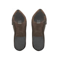 Load image into Gallery viewer, Brunello Cucinelli Brown Pointed Toe Leather Loafer Flats with Monili

