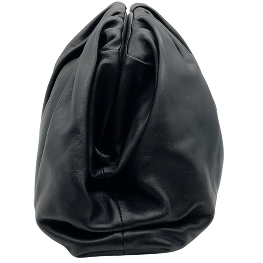 Bottega Veneta Black Leather The Pouch Clutch