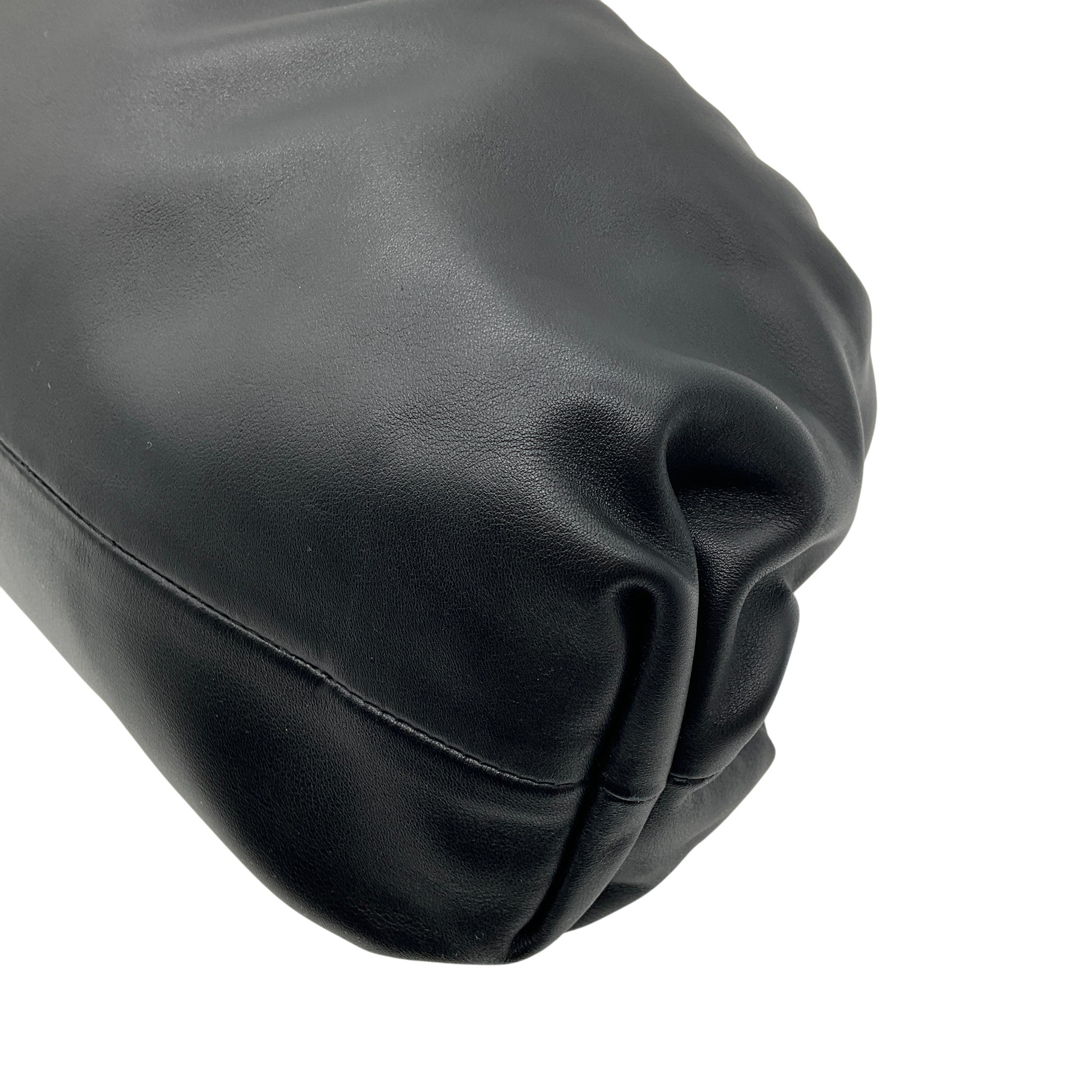 Bottega Veneta Black Leather The Pouch Clutch