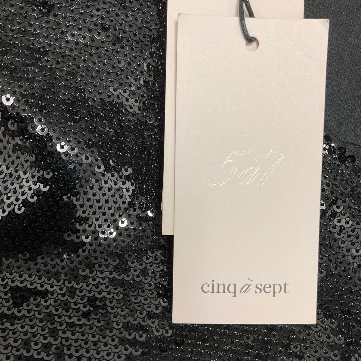 Cinq a Sept Black Sequin Randi Jacket