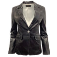 Load image into Gallery viewer, Kiton Black Leather Whipstitch Blazer
