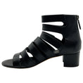 Load image into Gallery viewer, Chanel Black Leather Turnlock Gladiator Sandals
