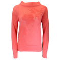 Load image into Gallery viewer, Lamberto Losani Flamingo Pink Floral Cashmere Knit Sweater
