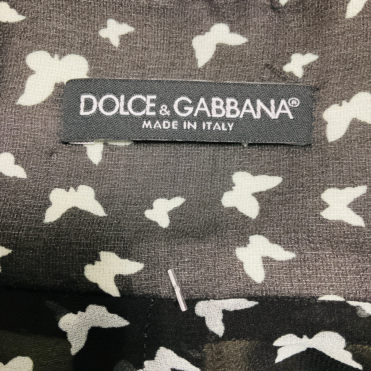 Dolce & Gabbana Sage Mint Green Wool Tulip Skirt