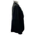 Load image into Gallery viewer, Valentino Black Blazer with Lace Trim and Lace Back Panel

