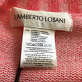 Load image into Gallery viewer, Lamberto Losani Flamingo Pink / White Long Sleeved Cashmere Knit Raglan Sweater
