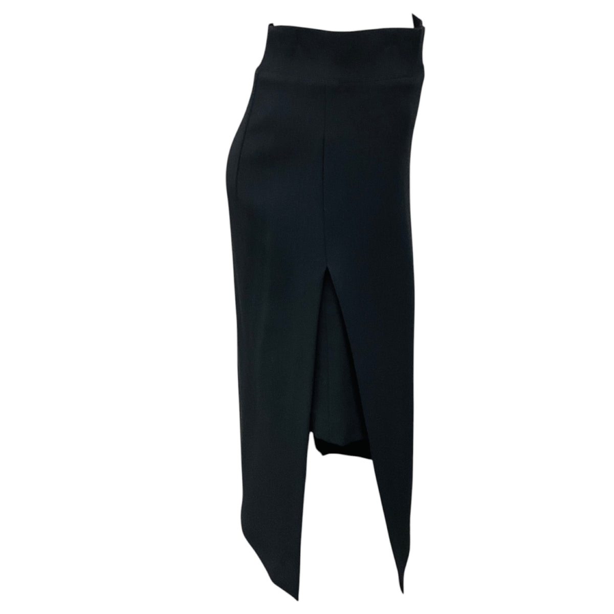 Brunello Cucinelli Dark Grey Wool and Viscose Midi Skirt