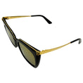 Load image into Gallery viewer, Cartier Black / Gold Panthère Light 55MM Round Sunglasses
