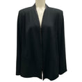 Load image into Gallery viewer, Escada Black Besli Beaded Trim Crepe Evening Jacket
