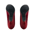 Load image into Gallery viewer, Chanel Dark Burgundy 2011 Suede Wedge Escarpins Pumps
