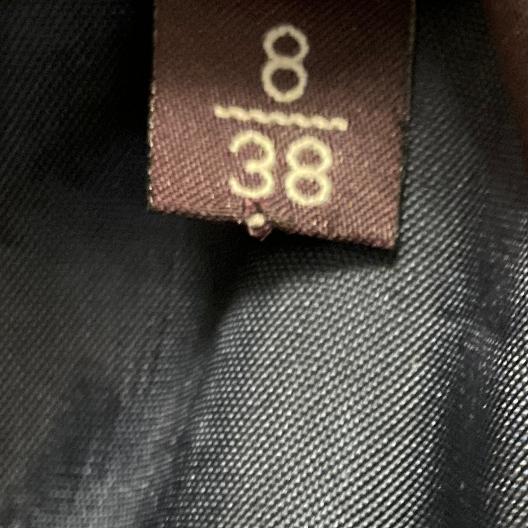 Talbot Runhof Blue / Pink Floral Jacquard Cocktail Dress