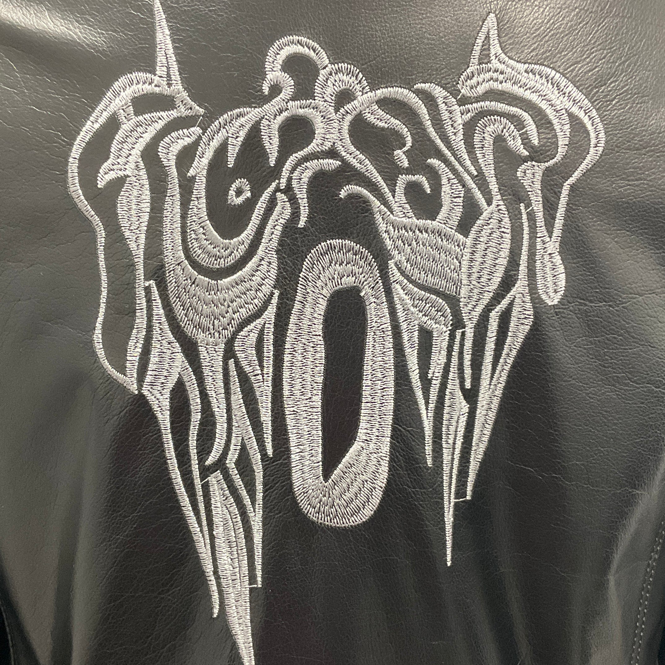 Samantha Sipos Black Fox Fur Trimmed Shearling Lined Calf Leather Jacket