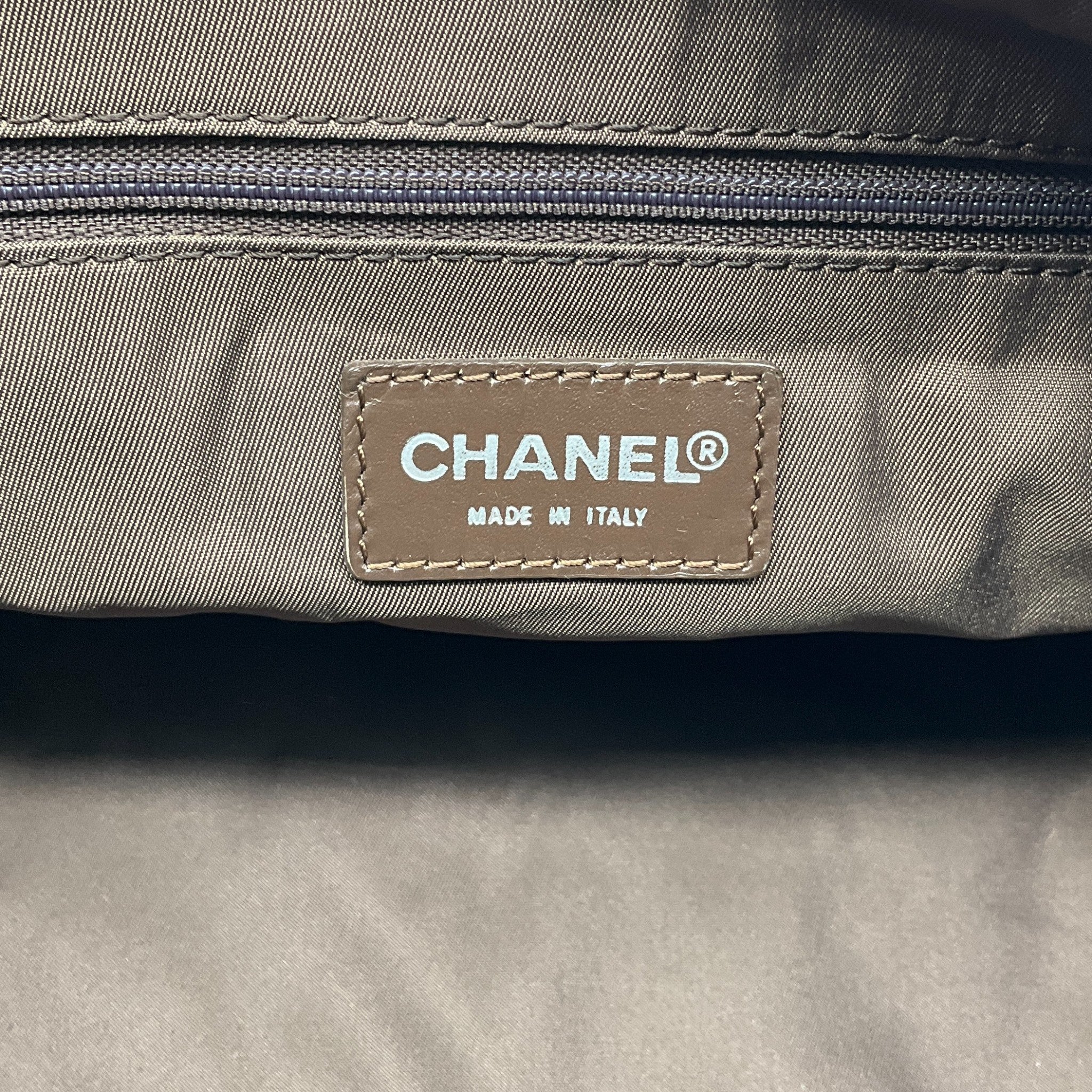 Chanel Vintage 2000 Khaki Travel Duffel