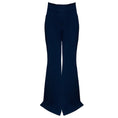 Load image into Gallery viewer, Alex Perry Navy Blue Flared Crepe Pants / Trousers
