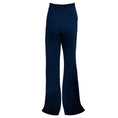 Load image into Gallery viewer, Alex Perry Navy Blue Flared Crepe Pants / Trousers
