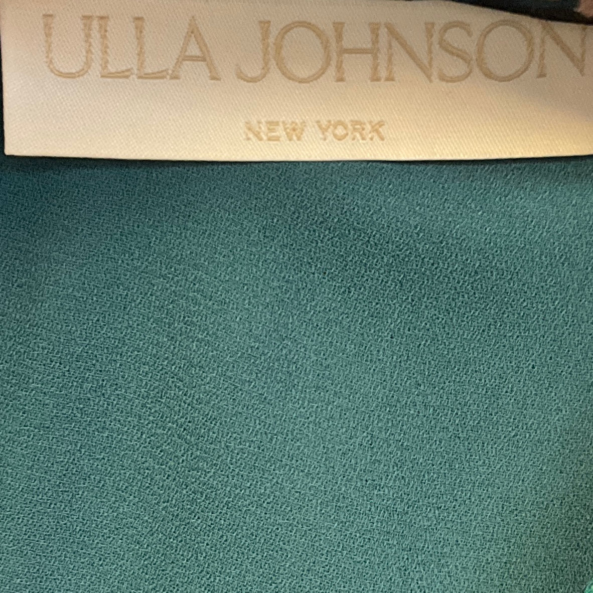Ulla Johnson Green Multi Floral Printed Sleeveless Silk Maxi Dress with Belt