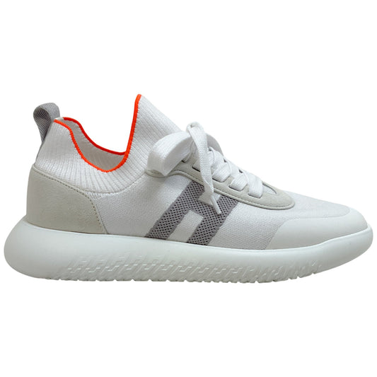 Hermes White / Orange Crew Sneakers