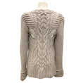 Load image into Gallery viewer, Partow Taupe Cable Knit Lambswool and Cashmere Sweater
