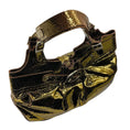 Load image into Gallery viewer, Anya Hindmarch Gold Metallic Crackled Leather Shoulder Bag
