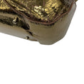 Load image into Gallery viewer, Anya Hindmarch Gold Metallic Crackled Leather Shoulder Bag
