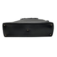 Load image into Gallery viewer, Gucci Vintage Black Leather Bamboo Handle Tote Handbag
