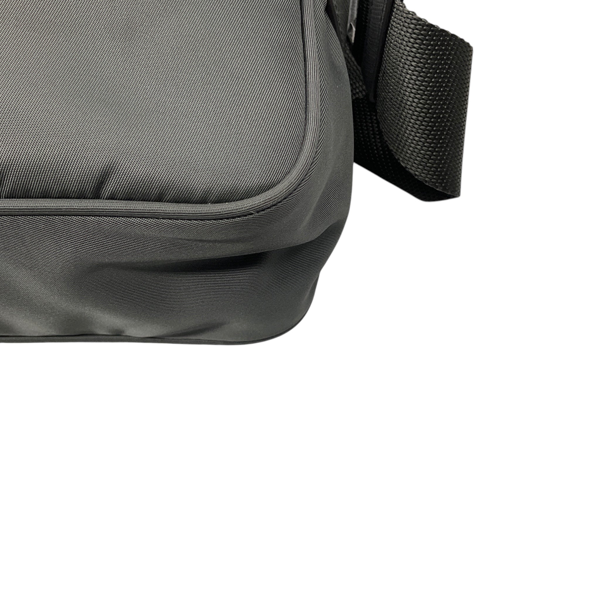 Prada Grey Re-Nylon Shoulder Bag with Pouch