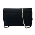 Load image into Gallery viewer, Givenchy Black Satin Evening Bag with Crystal Embellished Chain Strap
