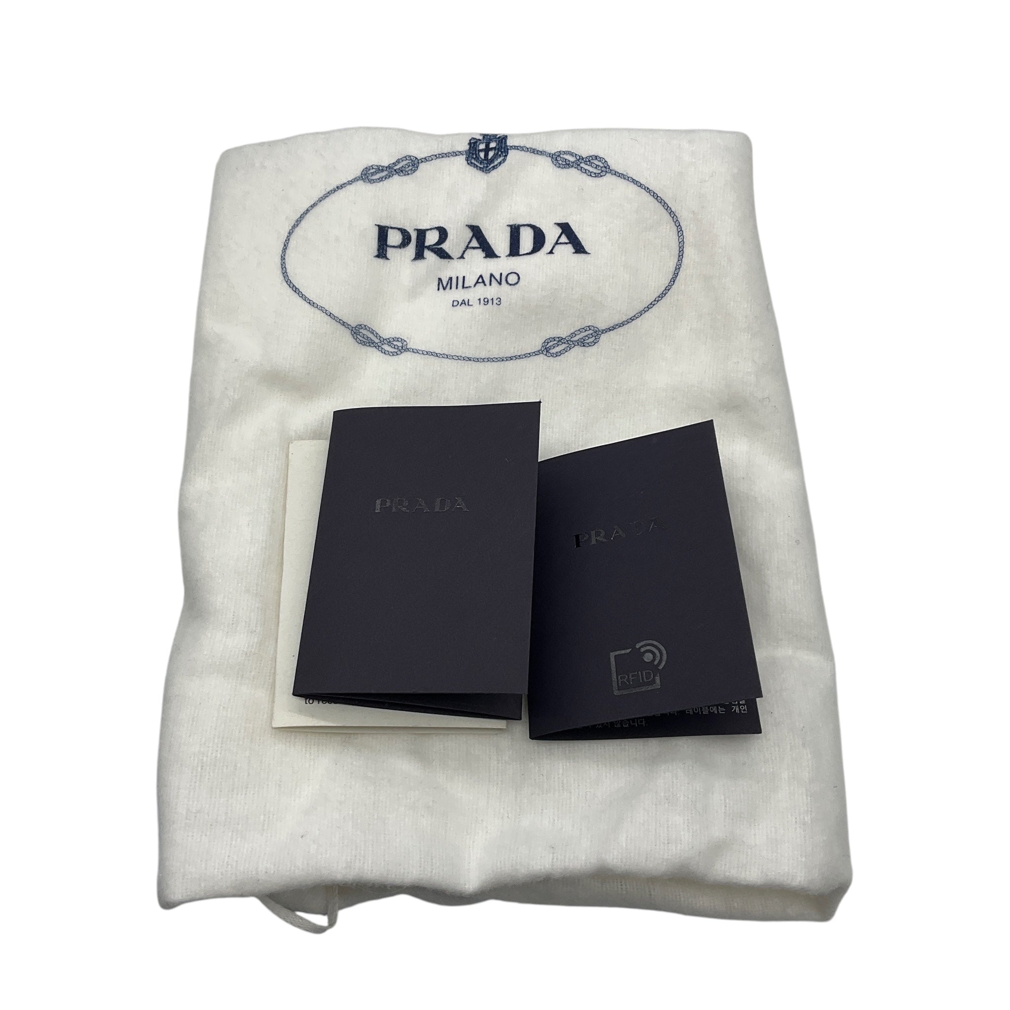Prada Grey Re-Nylon Shoulder Bag with Pouch