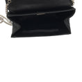 Load image into Gallery viewer, Givenchy Black Satin Evening Bag with Crystal Embellished Chain Strap
