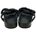 Load image into Gallery viewer, Staud Black Ruched Crisscross Michel Slide Sandals
