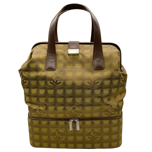 Chanel Vintage 2000 Khaki Travel Ligne Sac de Voyage
