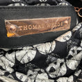 Load image into Gallery viewer, Thomas Wylde Black Day of the Dead Punk Leather Rose Gold Skull Stud Clutch Bag
