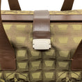 Load image into Gallery viewer, Chanel Vintage 2000 Khaki Travel Ligne Sac de Voyage
