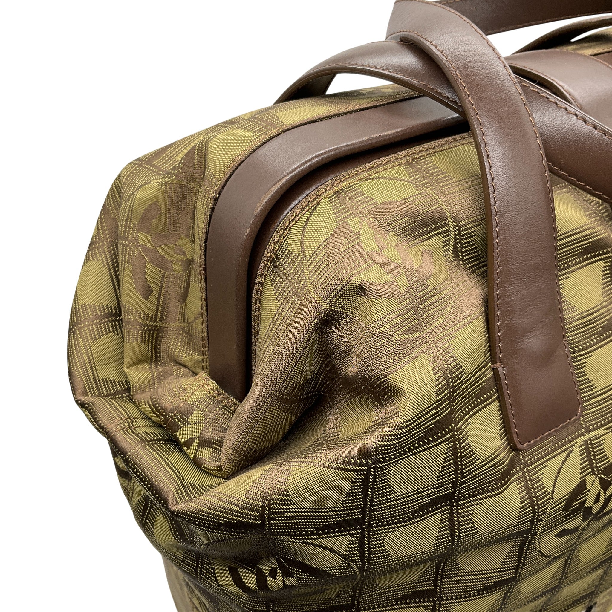 Chanel Vintage 2000 Khaki Travel Ligne Sac de Voyage