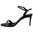 Load image into Gallery viewer, Casadei Black Rhinestone Embellished Stratosphere Sandals

