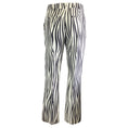 Load image into Gallery viewer, Valentino Ivory / Black Zebra Print High Waisted Crepe Trousers
