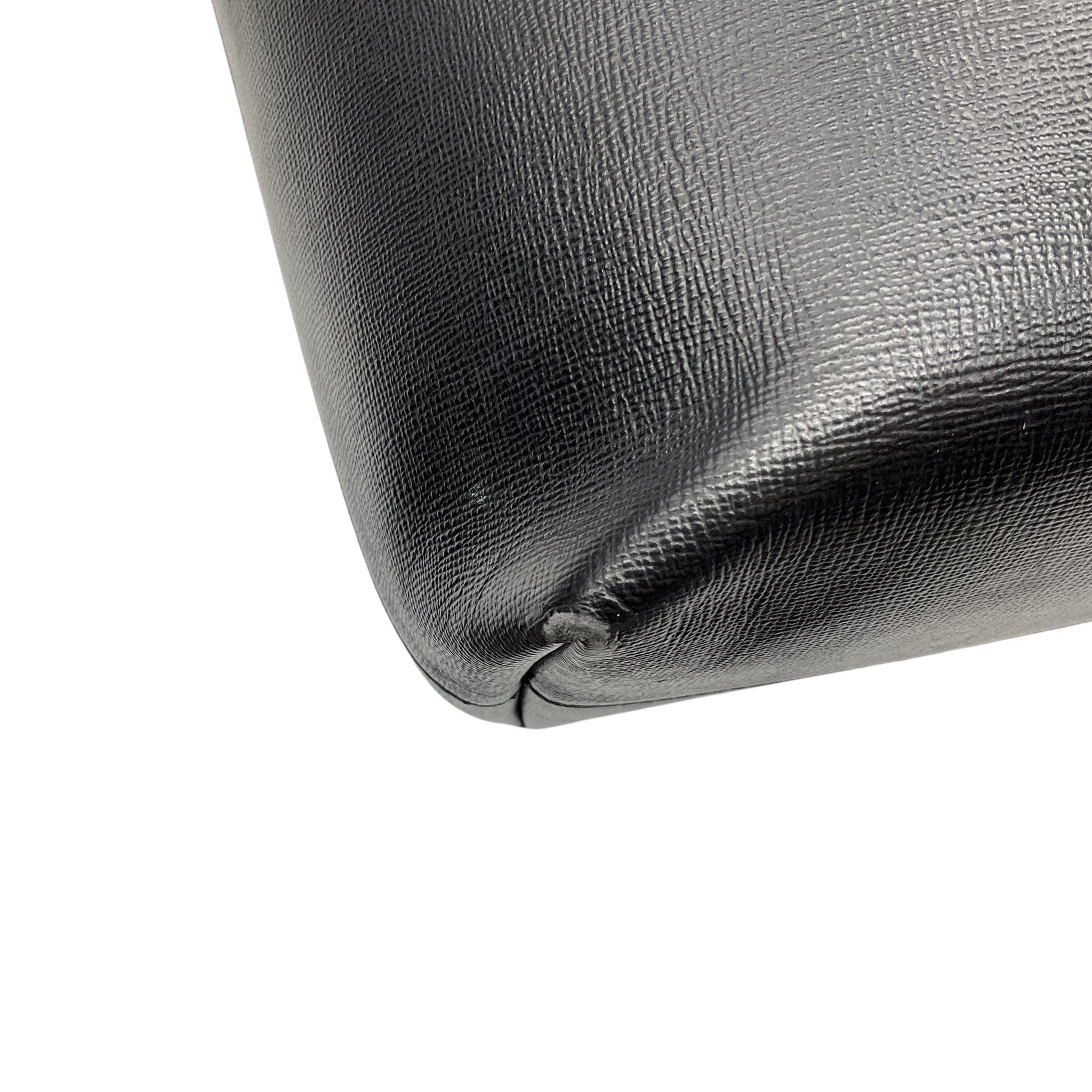 Tom Ford Black Saffiano Leather T Tote Bag