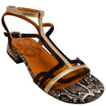 Load image into Gallery viewer, Chie Mihara Dali Campan Snake Ante Testa Sandals

