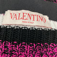 Load image into Gallery viewer, Valentino Fuchsia / Tobacco / White / Black Strapless Striped Knit Crop Top
