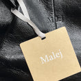 Load image into Gallery viewer, Malej Black Textured Patent Leather Ashiya Handbag
