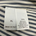 Load image into Gallery viewer, Brunello Cucinelli Blue / White Striped Silk Top
