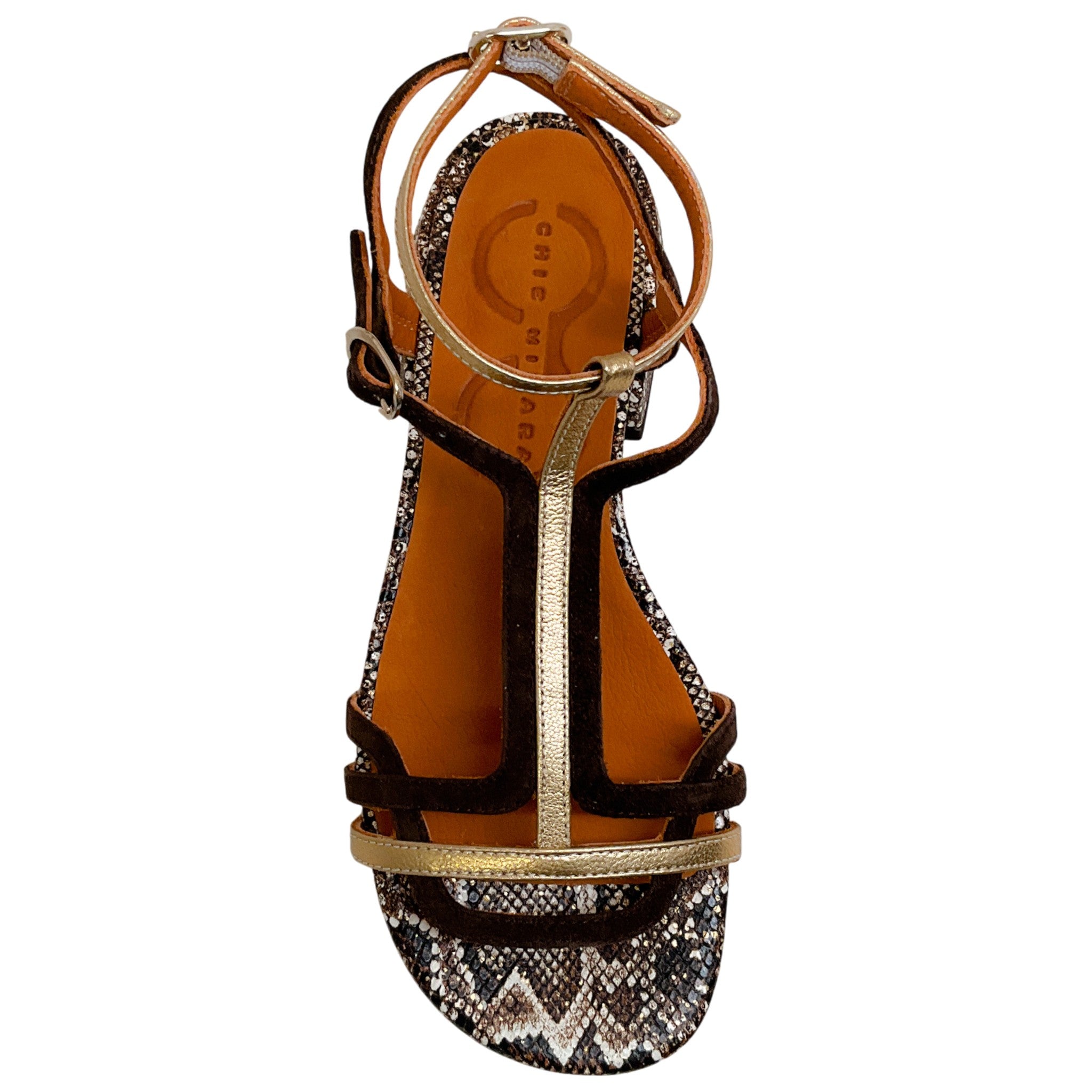Chie Mihara Dali Campan Snake Ante Testa Sandals