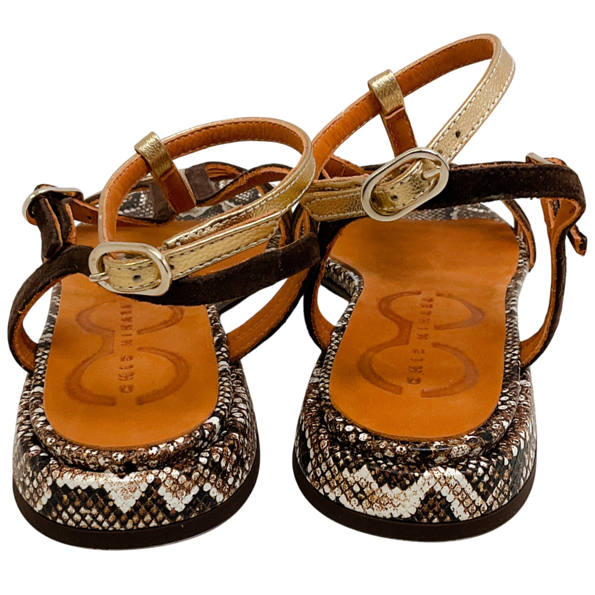 Chie Mihara Dali Campan Snake Ante Testa Sandals