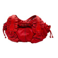 Load image into Gallery viewer, Valentino Red Ruffled Leather Idylle Handbag
