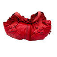 Load image into Gallery viewer, Valentino Red Ruffled Leather Idylle Handbag
