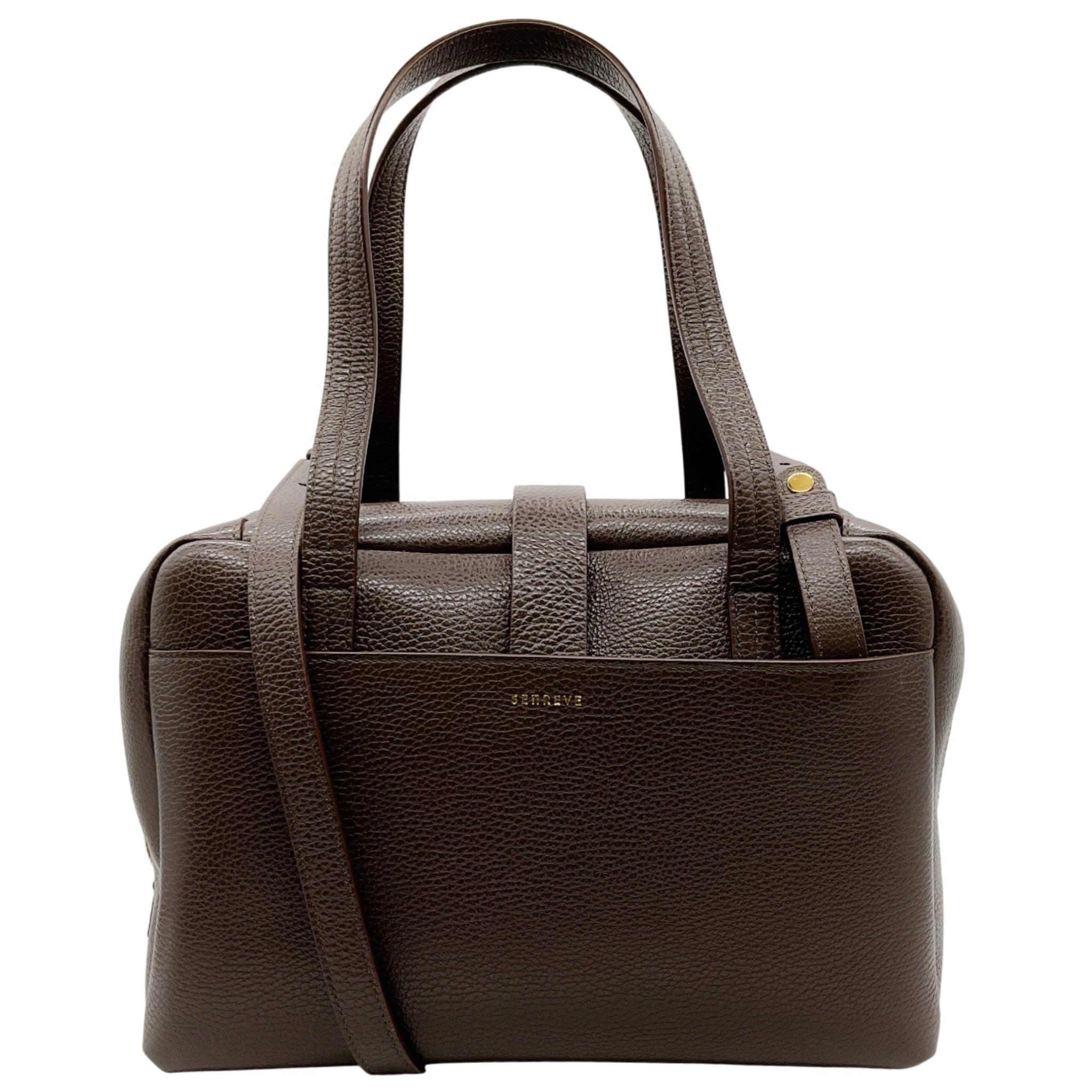 Senreve Brown Pebbled  Leather Doctor Bag