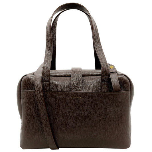 Senreve Brown Pebbled  Leather Doctor Bag