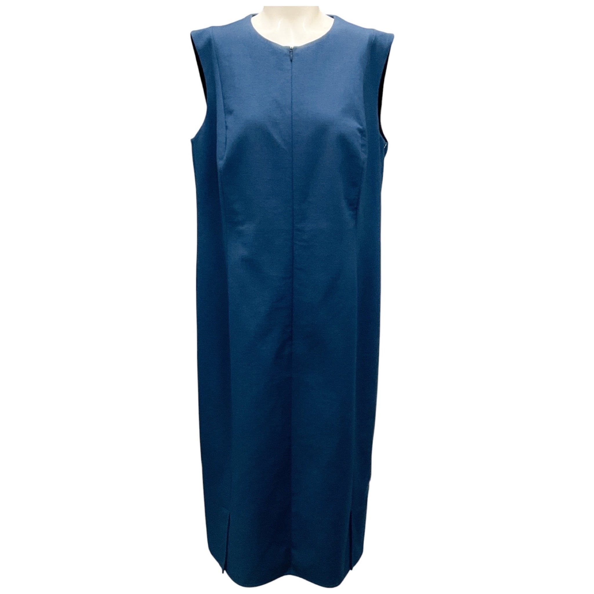 Akris Deep Blue Sleeveless Shift Dress