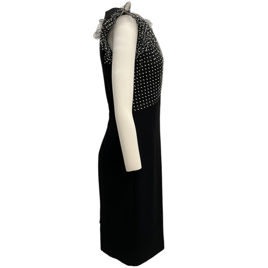 Jason Wu Black Dress with Sheer Polka Dots