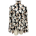 Load image into Gallery viewer, Colville Black / White / Beige Multi High-Low Stretch Knit Sweater
